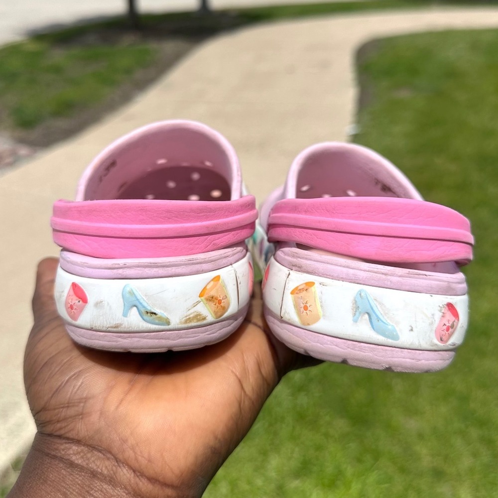 Crocs‎ Kids Little Girl Disney Princesses Classic Clogs Size 13 Sandals - Picture 7 of 12